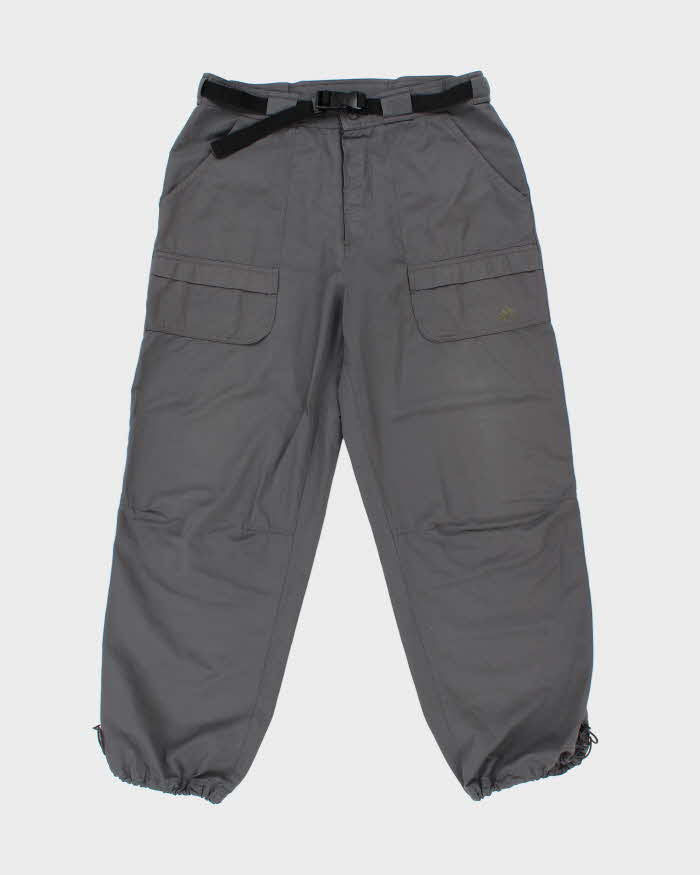 Vintage Y2K 00s Adidas Wide Leg Adjustable Technical Cargo Trousers - W36 L30