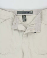 Vintage Y2K 00s Quiksilver Soft Shell Wide Leg Cargo Trousers - W33 L30
