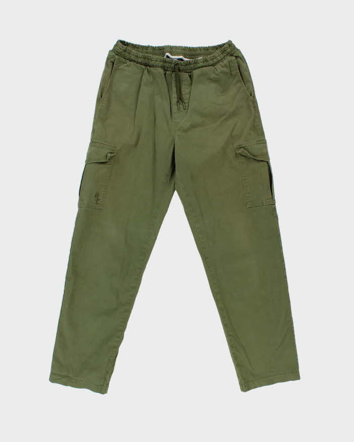 Polar Skate Co. Khaki Canvas Straight Leg Cargo Trousers - W32 L30