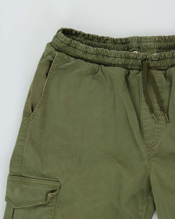 Polar Skate Co. Khaki Canvas Straight Leg Cargo Trousers - W32 L30