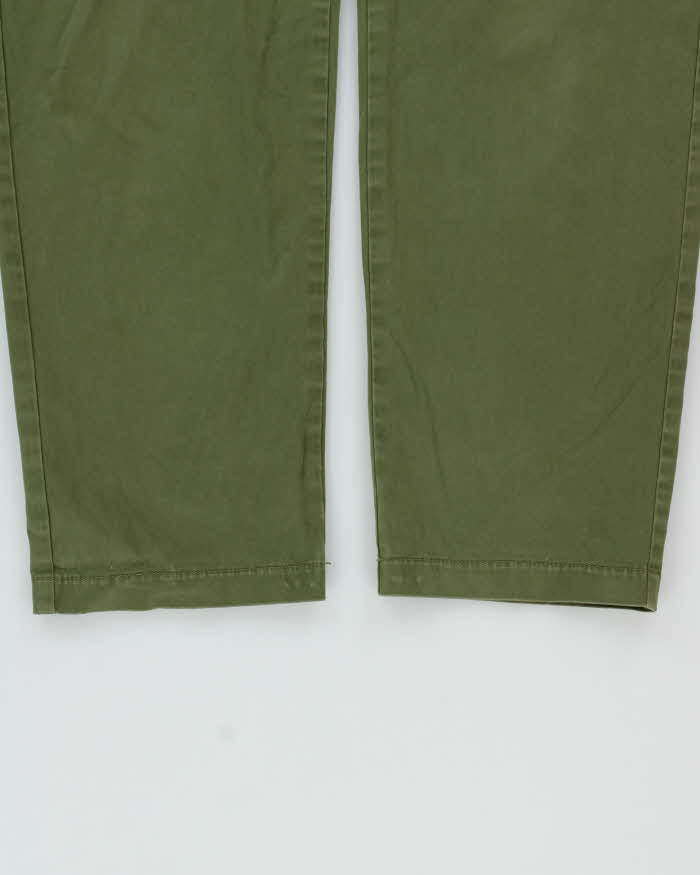 Polar Skate Co. Khaki Canvas Straight Leg Cargo Trousers - W32 L30