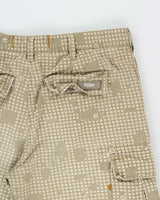 Vintage Y2K 00s Etnies Patterned Wide Leg Skater Cargo Trousers - W34 L28