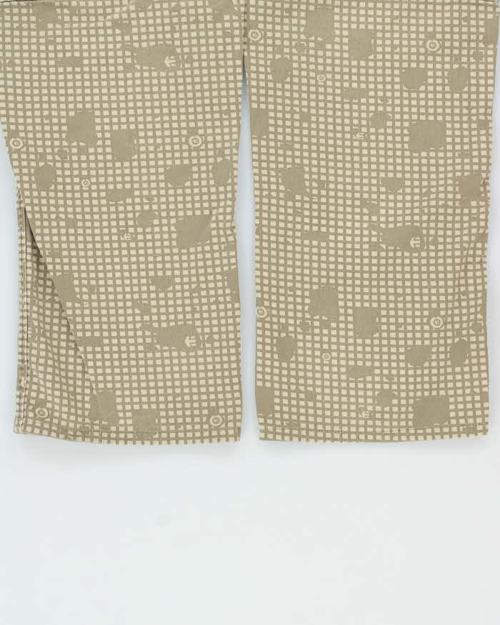 Vintage Y2K 00s Etnies Patterned Wide Leg Skater Cargo Trousers - W34 L28