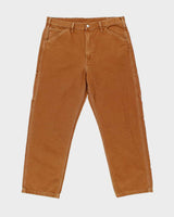 Vintage Levi's Heavyweight Water-Less Tan Wide Leg Workwear Carpenter Trousers - W36 L30