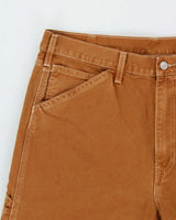 Vintage Levi's Heavyweight Water-Less Tan Wide Leg Workwear Carpenter Trousers - W36 L30