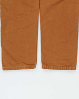 Vintage Levi's Heavyweight Water-Less Tan Wide Leg Workwear Carpenter Trousers - W36 L30