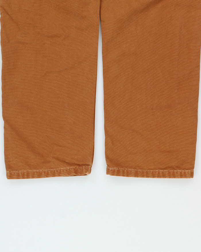 Vintage Levi's Heavyweight Water-Less Tan Wide Leg Workwear Carpenter Trousers - W36 L30