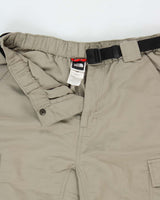 Vintage Y2K 00s The North Face Khaki Belted Straight Leg Technical Trousers - W28 L32