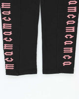 McQ Alexander Mcqueen Embroidered Heavyweight Cotton Tracksuit Bottoms - XS