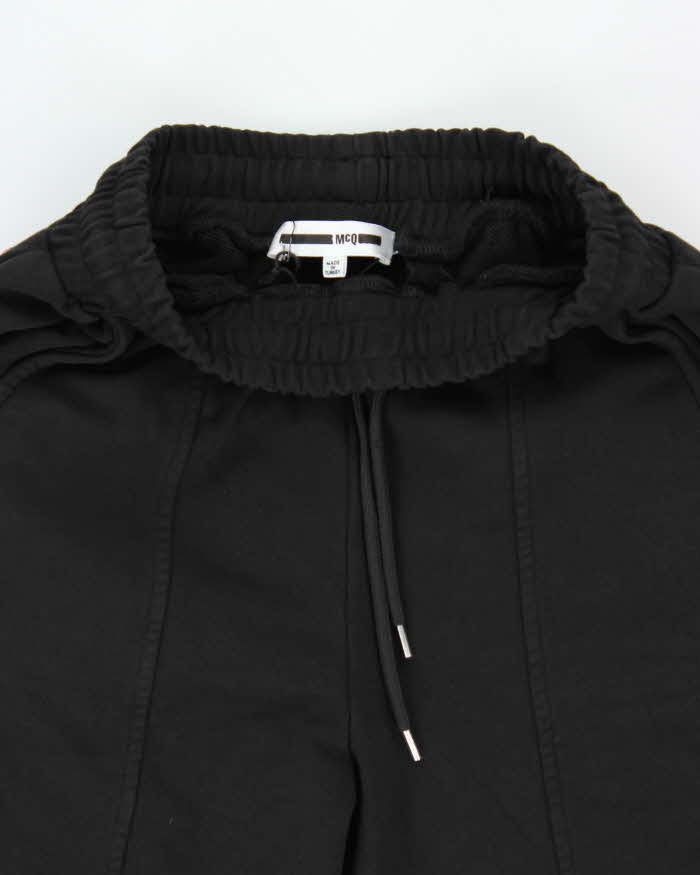 McQ Alexander Mcqueen Embroidered Heavyweight Cotton Tracksuit Bottoms - XS