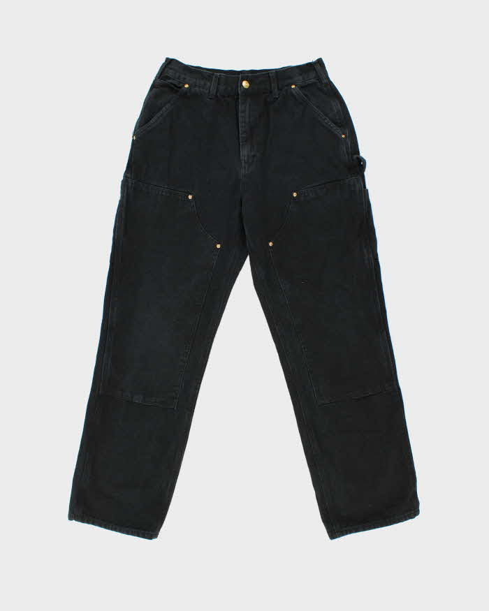 Vintage Carhartt B01 Union Made In USA Double Knee Canvas Loose Original Fit Carpenter Trousers - W28 L30