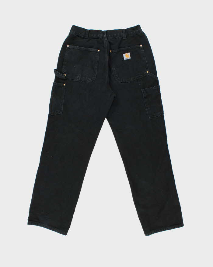 Vintage Carhartt B01 Union Made In USA Double Knee Canvas Loose Original Fit Carpenter Trousers - W28 L30