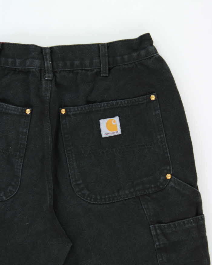 Vintage Carhartt B01 Union Made In USA Double Knee Canvas Loose Original Fit Carpenter Trousers - W28 L30
