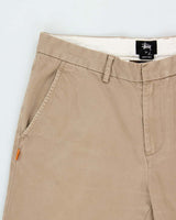 Vintage Stussy Khaki Relaxed Tapered Skate Chino Trousers - W34 L30