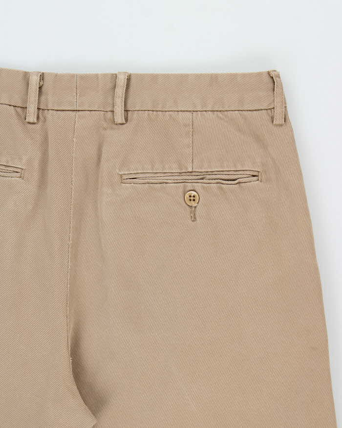Vintage Stussy Khaki Relaxed Tapered Skate Chino Trousers - W34 L30