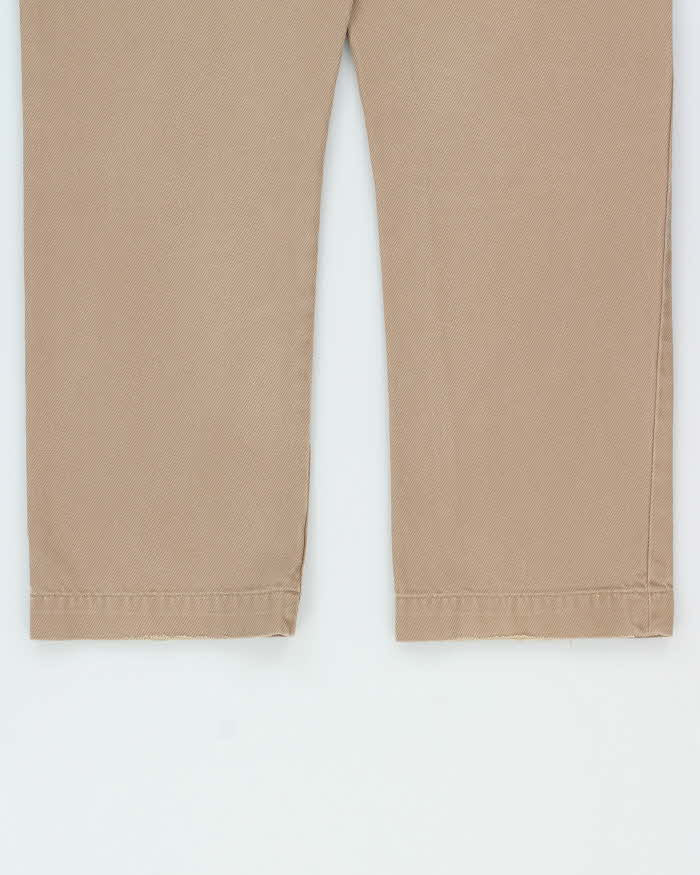 Vintage Stussy Khaki Relaxed Tapered Skate Chino Trousers - W34 L30