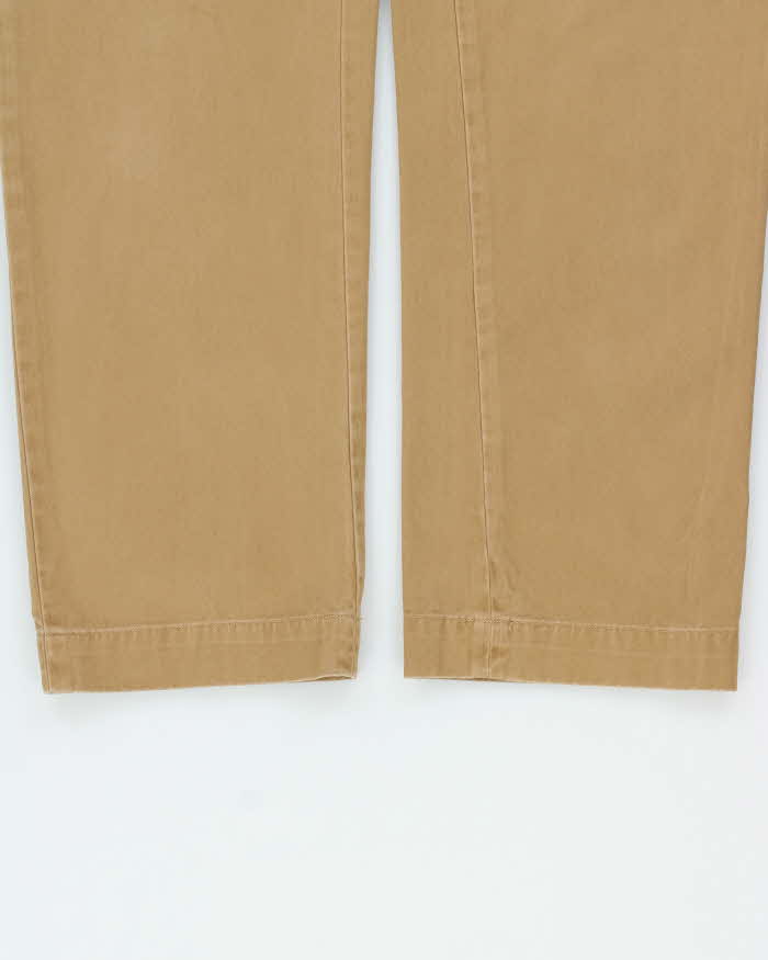 Vintage Polo Ralph Lauren Khaki Classic Relaxed Fit Chino Trousers - W32 L28