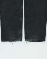 Vintage Carhartt B01 BLK Duck Canvas Double Knee Made In USA Distressed Loose Original Fit Carpenter Trousers - W32 L30