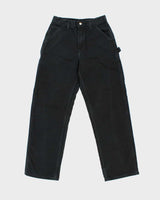 Vintage 2007 Y2K Carhartt B11 BLK Washed Duck Canvas Dungaree Fit Carpenter Trousers - W30 L31