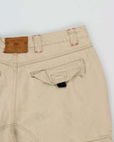 Vintage Y2K 00s Ecko UNLTD Khaki Heavyweight Canvas Wide Leg Cargo Trousers - W36 L26