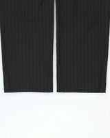 Vintage Y2K 00s Versace Collection Wool Pinstripe Wide Leg Suit Trousers - W34 L30