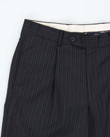 Vintage Y2K 00s Nautica Wool Blend Pleated Wide Leg Suit Trousers - W32 L30