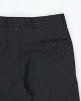 Vintage Y2K 00s Nautica Wool Blend Pleated Wide Leg Suit Trousers - W32 L30