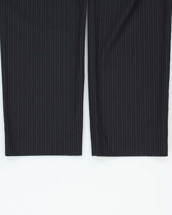 Vintage Y2K 00s Nautica Wool Blend Pleated Wide Leg Suit Trousers - W32 L30