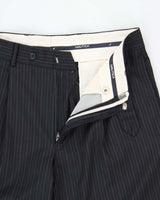 Vintage Y2K 00s Nautica Wool Blend Pleated Wide Leg Suit Trousers - W32 L30