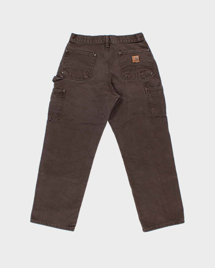 Vintage Carhartt B136 DKB Double Front Washed Duck Canvas Original
