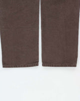 Vintage Carhartt B136 DKB Double Front Washed Duck Canvas Original Dungaree Fit Carpenter Trousers - W30 L28