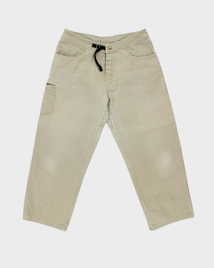 Vintage Y2K 00s Metolius Made In USA Wide Leg Canvas Climbing Trousers - W32 L27