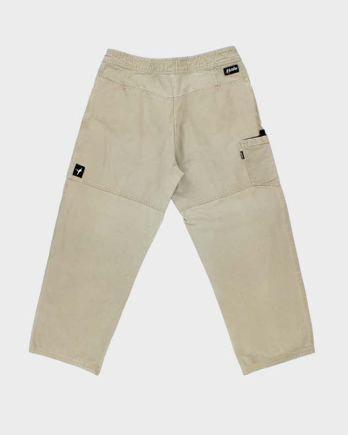 Vintage Y2K 00s Metolius Made In USA Wide Leg Canvas Climbing Trousers - W32 L27