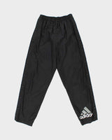 Vintage Y2K 00s Adidas Lightweight Shell Loose Fit Tracksuit Bottoms - S