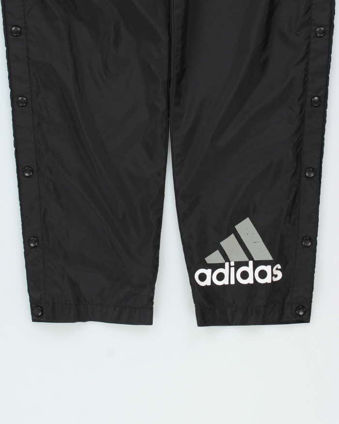 Vintage Y2K 00s Adidas Lightweight Shell Loose Fit Tracksuit Bottoms - S
