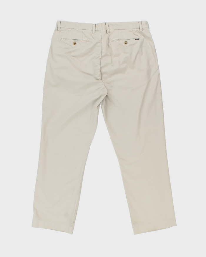 Vintage Polo Ralph Lauren Stretch Classic Fit Twill Straight Leg Chino Trousers - W36 L30