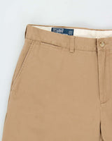 Vintage Y2K 00s Polo Ralph Lauren 'Preston Pant' Tan Relaxed Fit Chino Trousers - W38 L30
