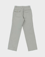 Vintage 1990s Gant Khaki Double Pleated Relaxed Straight Leg Suit Trousers - W29 L30