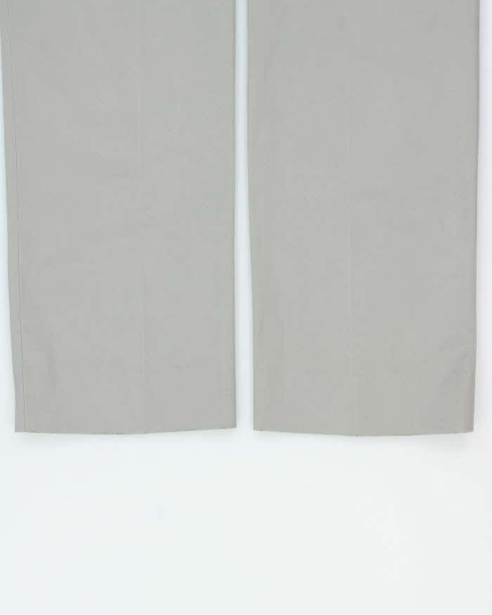 Vintage 1990s Gant Khaki Double Pleated Relaxed Straight Leg Suit Trousers - W29 L30