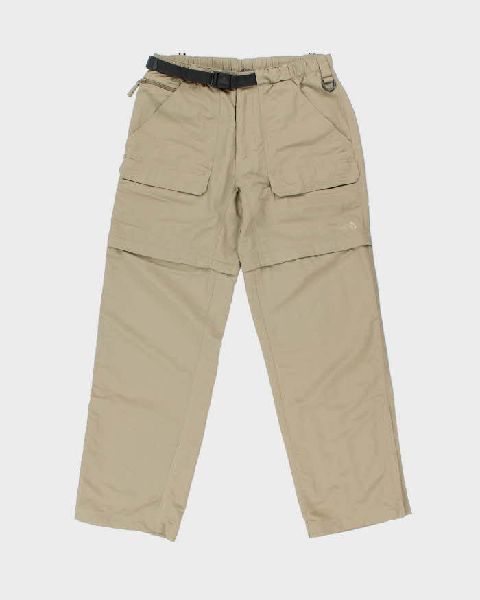 Vintage Y2K 00s The North Face Khaki Convertible Relaxed Fit Technical Trousers - M