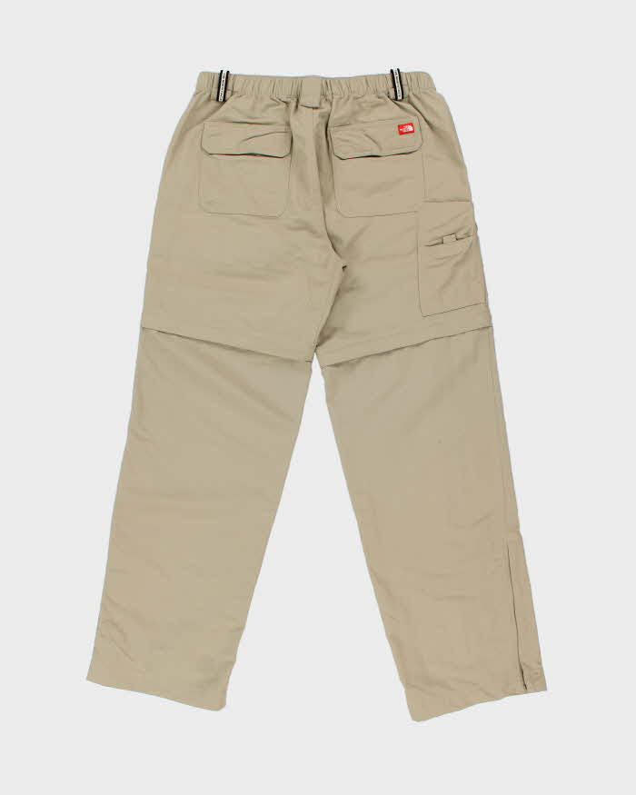 Vintage Y2K 00s The North Face Khaki Convertible Relaxed Fit Technical Trousers - M