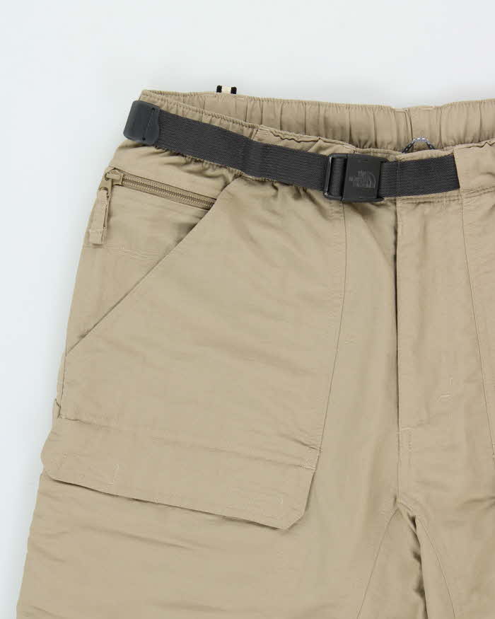 Vintage Y2K 00s The North Face Khaki Convertible Relaxed Fit Technical Trousers - M