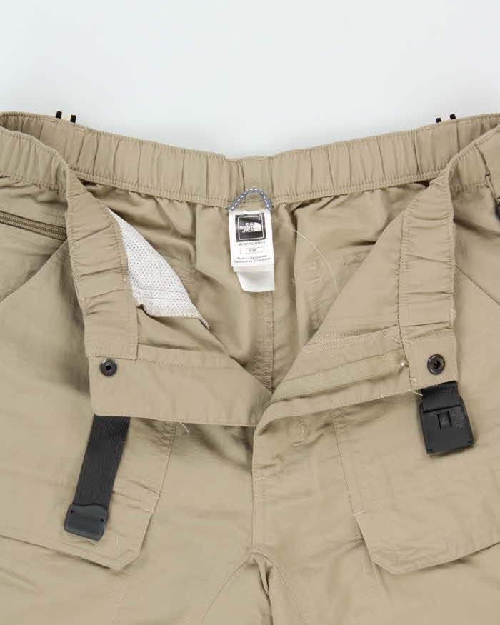 Vintage Y2K 00s The North Face Khaki Convertible Relaxed Fit Technical Trousers - M