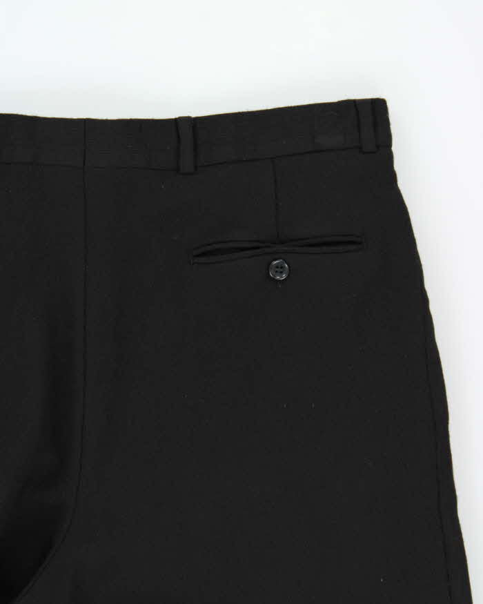 Vintage 1990s Hugo Boss Virgin Wool Double Pleated Relaxed Fit Suit Trousers - W34 L30