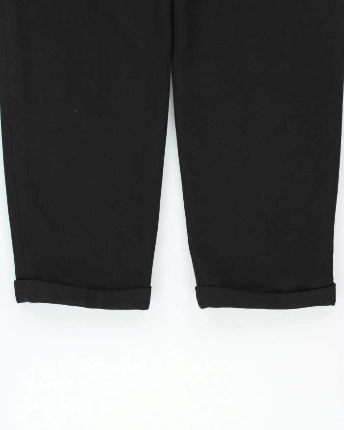 Vintage 1990s Hugo Boss Virgin Wool Double Pleated Relaxed Fit Suit Trousers - W34 L30
