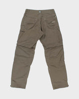 Vintage Y2K 00s Kuhl Khaki Liberator Convertible Stealth Zip-Off Shell Relaxed Fit Hiking Trousers - W32 L32
