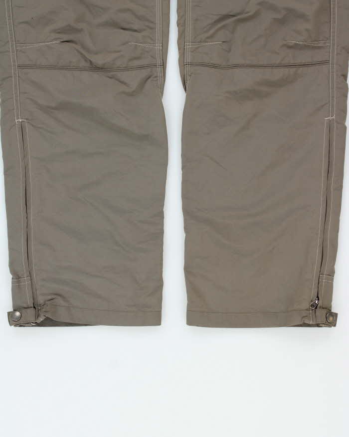 Vintage Y2K 00s Kuhl Khaki Liberator Convertible Stealth Zip-Off Shell Relaxed Fit Hiking Trousers - W32 L32