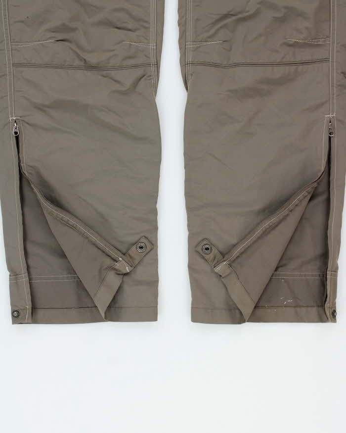 Vintage Y2K 00s Kuhl Khaki Liberator Convertible Stealth Zip-Off Shell Relaxed Fit Hiking Trousers - W32 L32