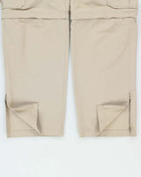 Vintage Y2K 00s Marmot Khaki Soft Shell Convertible Wide Leg Technical Outdoor Trousers - W34 L30