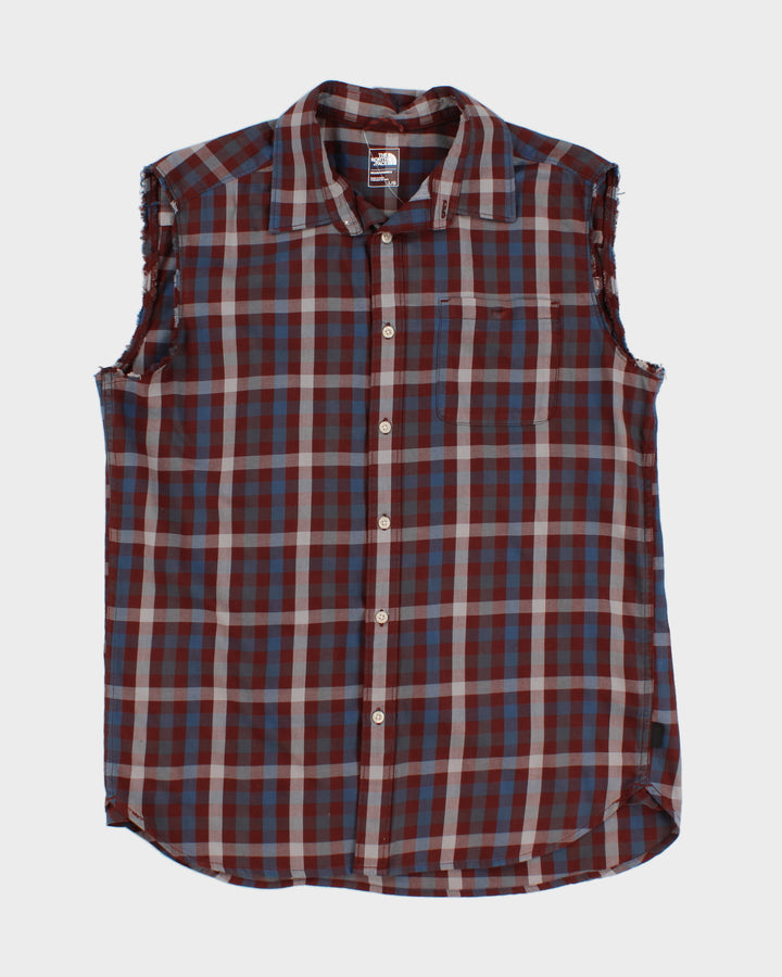 The North Face Sleeveless Check Shirt - L